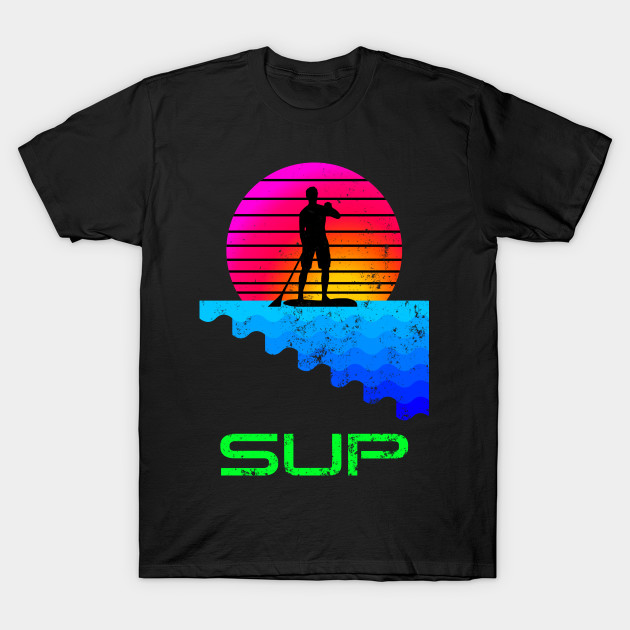 Retro Stand Up Paddle Boarding SUP